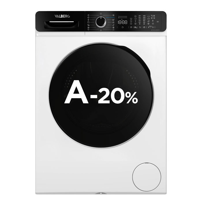 Lave-linge Hublot 8kg Valberg Wf 814 A-20 W701t - Bon état sur Electro Depot